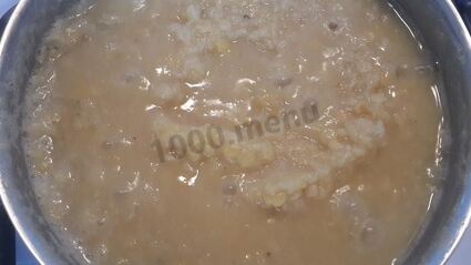 суп-пюре с чечевицей