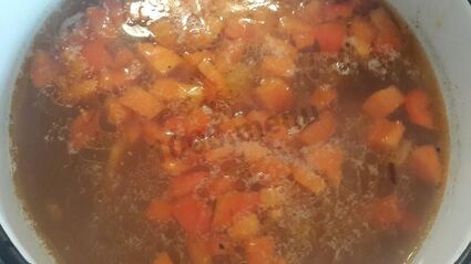 суп-пюре с чечевицей