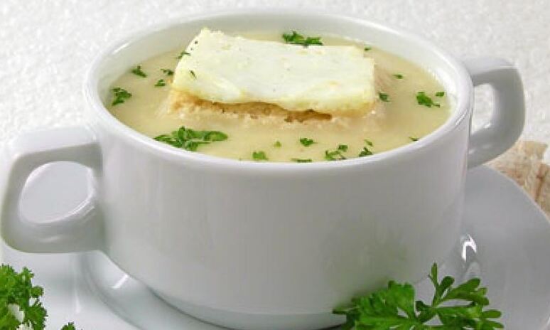 Рецепт суп-пюре с чесноком