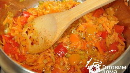 суп-пюре с консервированной фасолью и томатами