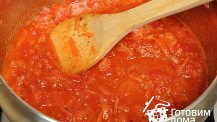 суп-пюре с консервированной фасолью и томатами