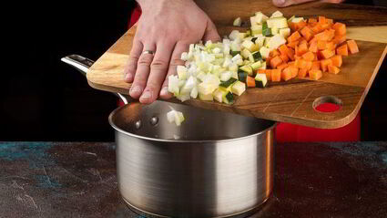 суп-пюре с красной чечевицей