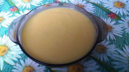 суп-пюре с тыквой и курицей