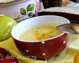 Суп-пюре с тыквой