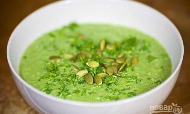 Рецепт суп-пюре со шпинатом