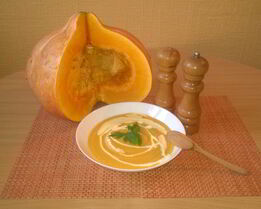 Тыквенный суп-пюре со сливками
