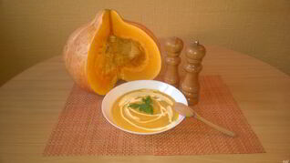 Тыквенный суп-пюре со сливками