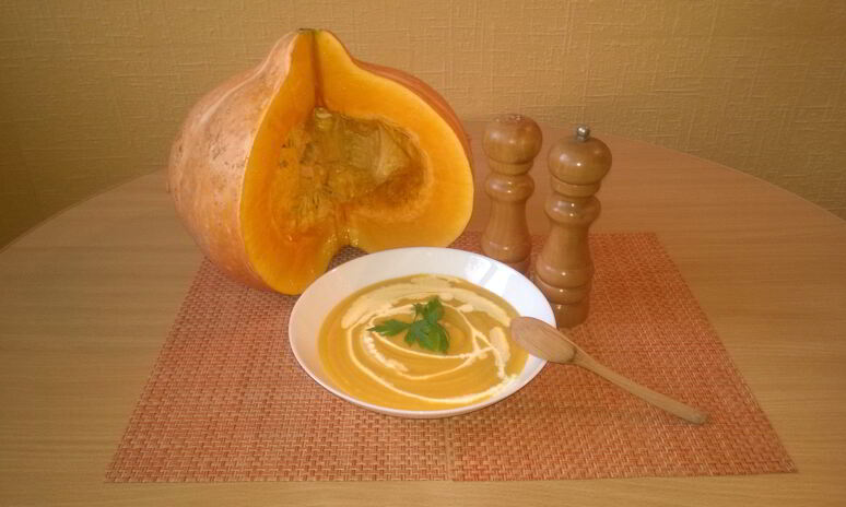 Рецепт тыквенный суп-пюре со сливками