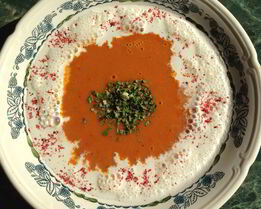 Воздушный суп-пюре из креветок