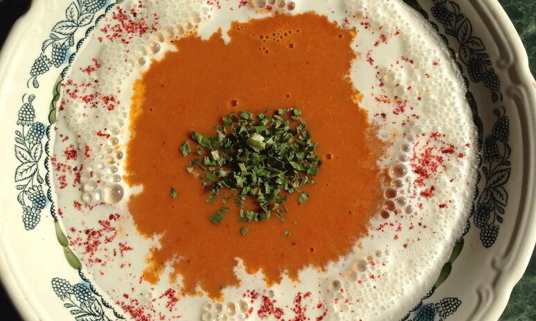 Рецепт воздушный суп-пюре из креветок