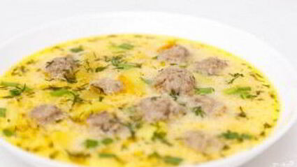 суп с фрикадельками и сыром