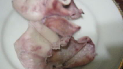 суп с кальмарами и морской капустой