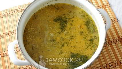 суп с консервой сардины