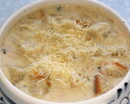 Сырный суп-пюре