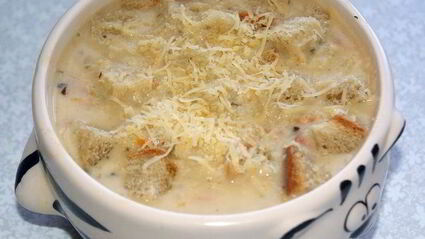 сырный суп-пюре