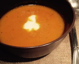 Тыквенно-цитрусовый суп