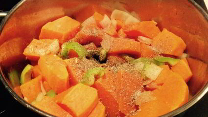 тыквенно-цитрусовый суп