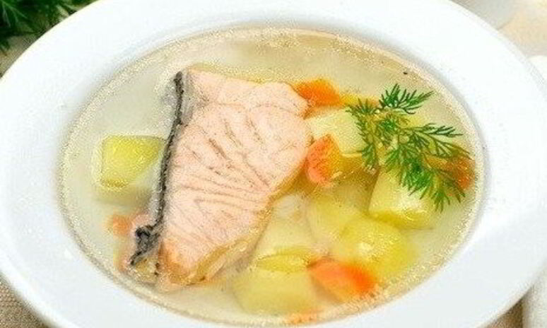 Рецепт уха из семги