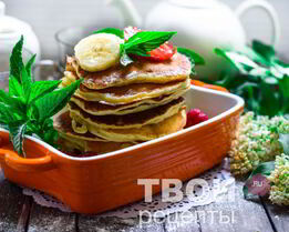 Банановые панкейки