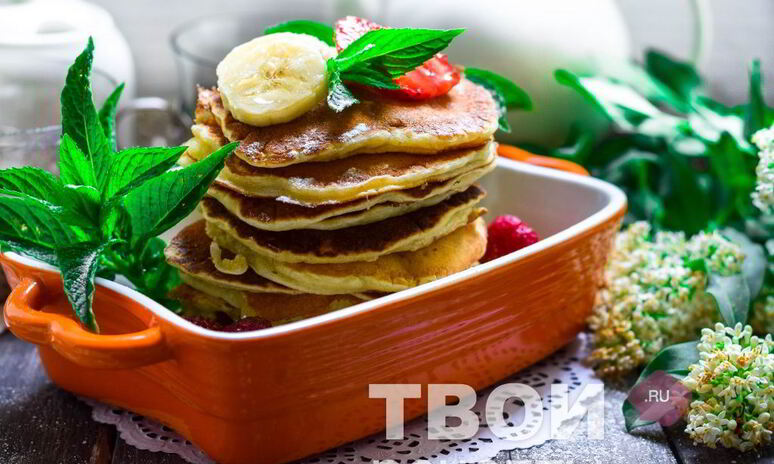 Рецепт банановые панкейки