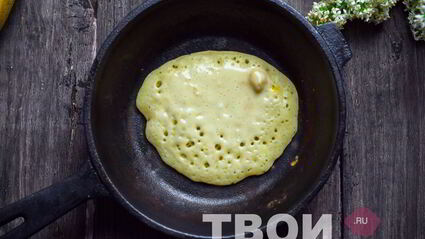 банановые панкейки