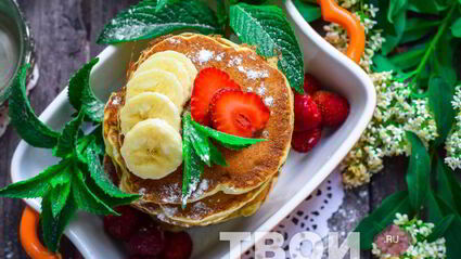 банановые панкейки