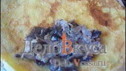 блинчики с грибами