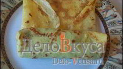 блинчики с грибами