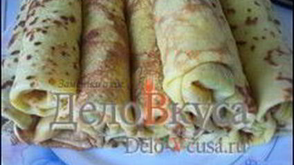 блинчики с грибами