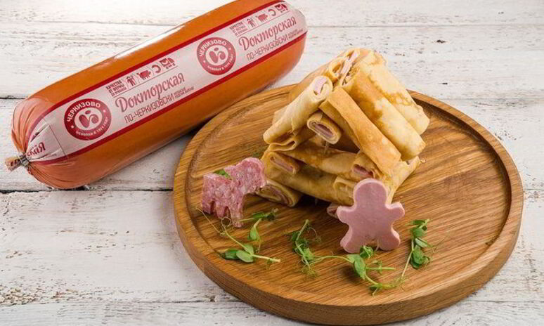 Рецепт блинчики с колбасой