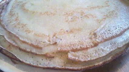 блинчики с красной икрой