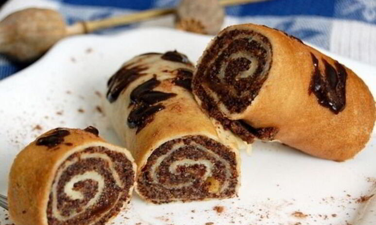 Рецепт блинчики с маковой начинкой к чаю