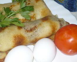 Блинчики с мяском