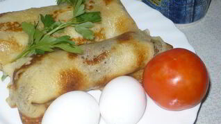 Блинчики с мяском