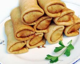 Блинчики с мясом, морковью и капустой