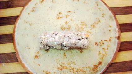 блинчики с мясом, морковью и капустой