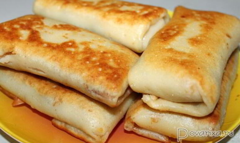 Рецепт блинчики с начинкой из говяжьего сердца