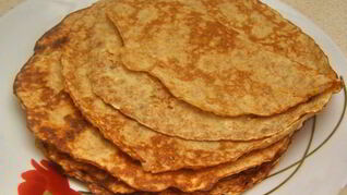 Блинчики с отрубями