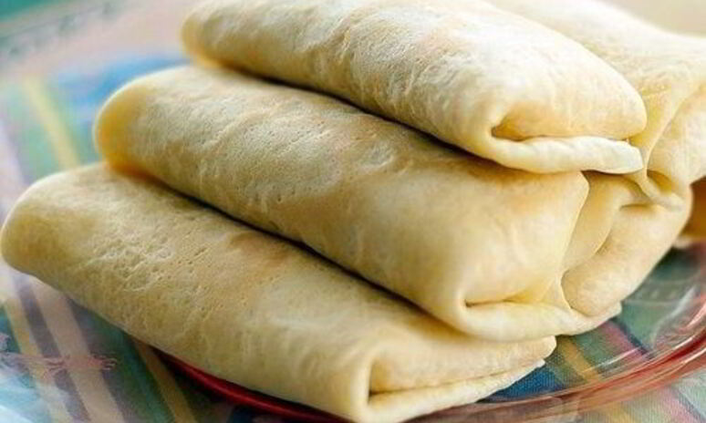 Рецепт блинчики с творогом на кислом молоке