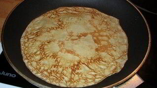 Блинчики с ветчиной и сыром