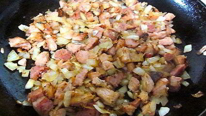 блинчики с ветчиной