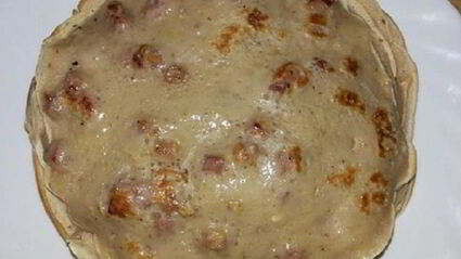 блинчики с ветчиной