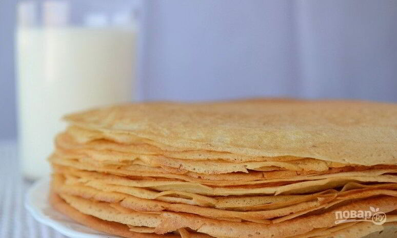 Рецепт блины на кефире