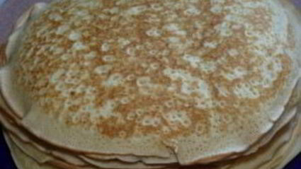 блины на минералке