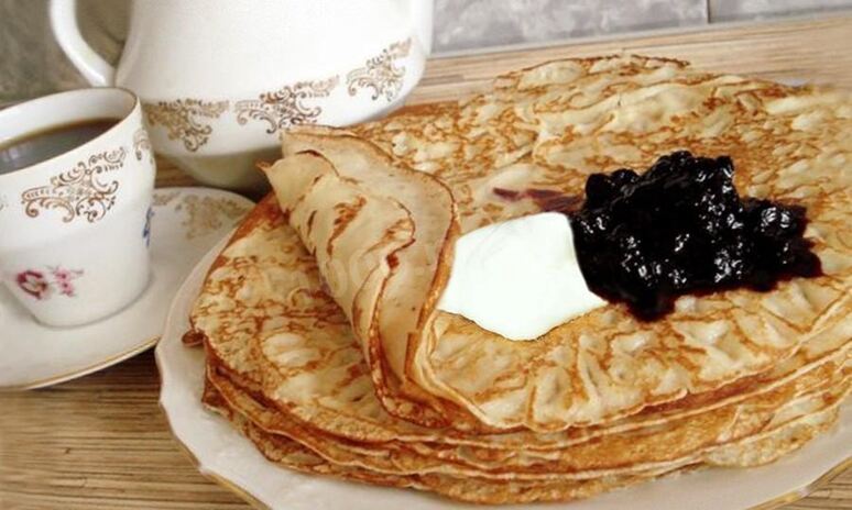 Рецепт блины на ряженке тонкие с кипятком