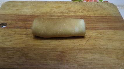 блины на сыворотке с тунцом и рисом