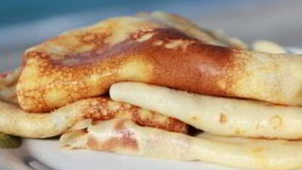 блины на топленом молоке