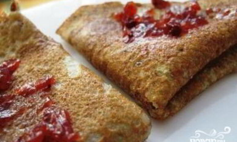 Рецепт блины на воде с яйцами