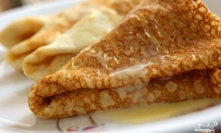 Рецепт блины с дырочками на кефире