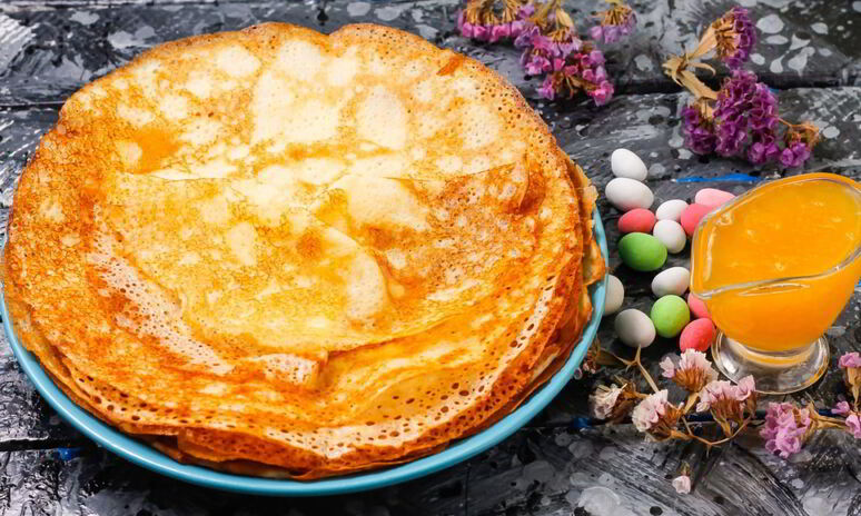 Рецепт блины с дырочками с кипятком